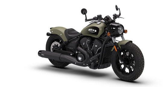 Scout Bobber Limited + Tech - Moss Green Smoke